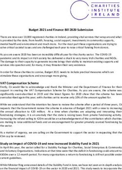 Budget 2021 and Finance Bill 2020 Submission
