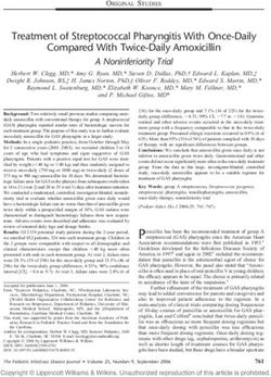 Treatment of Streptococcal Pharyngitis With Once-Daily Compared With Twice-Daily Amoxicillin