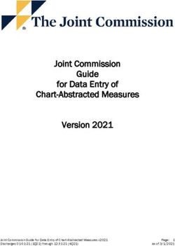 Joint Commission Guide for Data Entry of Chart-Abstracted Measures Version 2021