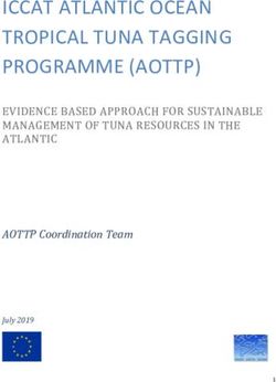 ICCAT ATLANTIC OCEAN TROPICAL TUNA TAGGING PROGRAMME (AOTTP) - EVIDENCE BASED APPROACH FOR SUSTAINABLE MANAGEMENT OF TUNA RESOURCES IN THE ATLANTIC