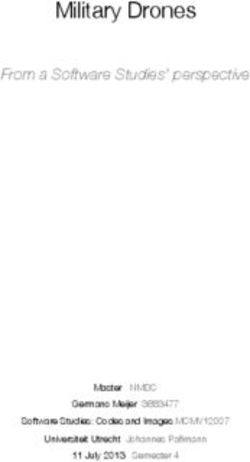 Military Drones From a Software Studies' perspective - Master NMDC Germano Meijer 3883477