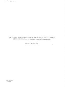 T - Type I Chartcr Contract entered inro by HCS - BATON ROUGE dibla MEN'|ORSHIp Eflcctive Nlarch l. 2021