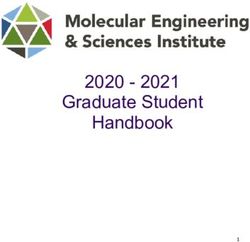 Graduate Student Handbook 2020 2021 - Molecular ...