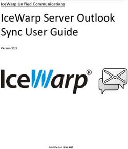 ICEWARP SERVER OUTLOOK SYNC USER GUIDE - ICEWARP UNIFIED COMMUNICATIONS
