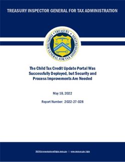 TREASURY INSPECTOR GENERAL FOR TAX ADMINISTRATION