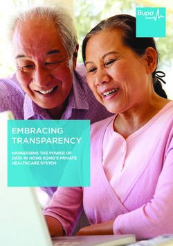 EMBRACING TRANSPARENCY - HARNESSING THE POWER OF DATA IN HONG KONG'S PRIVATE HEALTHCARE SYSTEM - 保柏