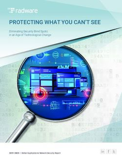 PROTECTING WHAT YOU CAN'T SEE - Eliminating Security Blind Spots in an Age of Technological Change
