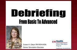 Susan K. Olson RN BSN MSN Senior Simulation Educator