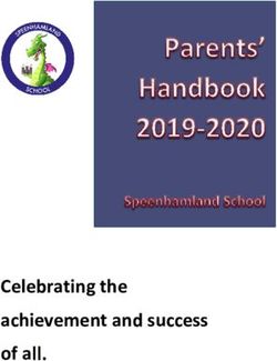 Celebrating the achievement and success of all - Speenhamland ...