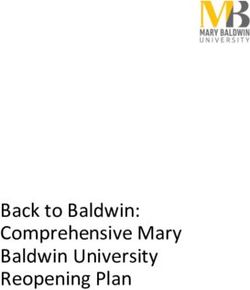 Back to Baldwin: Comprehensive Mary Baldwin University Reopening Plan