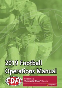 2019 Football Operations Manual - EDFL