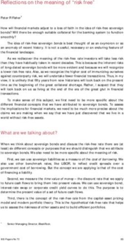 Reflections on the meaning of "risk free"