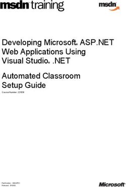 Developing Microsoft ASP.NET Web Applications Using Visual Studio .NET Automated Classroom Setup Guide