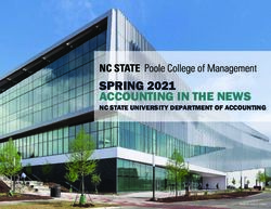 SPRING 2021 ACCOUNTING IN THE NEWS - NC STATE UNIVERSITY DEPARTMENT OF ACCOUNTING - Poole College ...