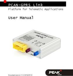 PCAN-GPRS Link Platform for Telematic Applications - User Manual