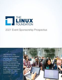 2021 Event Sponsorship Prospectus - Linux Foundation Events
