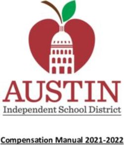 Compensation Manual 2021-2022 - Austin ISD