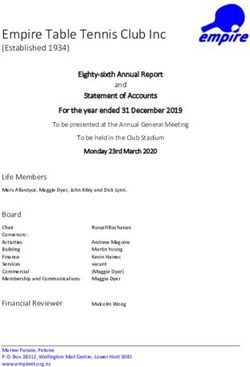 Empire Table Tennis Club Inc - (Established 1934)