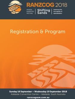 Registration & Program - Sunday 16 September - Wednesday 19 September 2018 Adelaide Convention Centre - Adelaide, South Australia ...