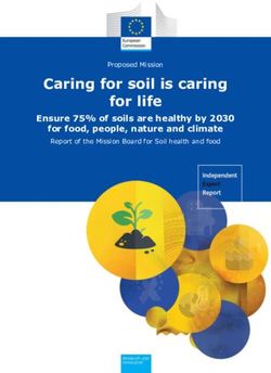 Caring for soil is caring for life - Ensure 75% of soils are healthy by 2030 for food, people, nature and climate