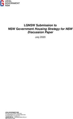 LGNSW Submission to NSW Government Housing Strategy for NSW - Discussion Paper July 2020