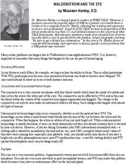 WALDENSTROM AND THE EYE - by Maureen Hanley, O.D.