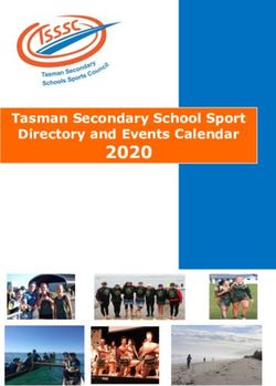 2020 Tasman Secondary School Sport Directory and Events Calendar