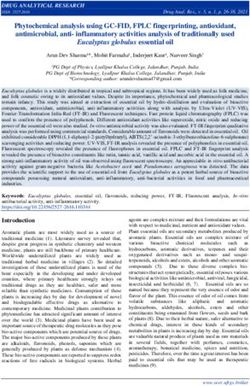Phytochemical analysis using GC-FID, FPLC fingerprinting, antioxidant, antimicrobial, anti-inflammatory activities analysis of traditionally used