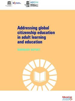 Addressing global citizenship education in adult learning and education - SummAry report