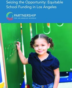 Seizing the Opportunity: Equitable School Funding in Los Angeles - Partnership for Los ...