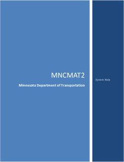 MNCMAT2 Minnesota Department of Transportation - System Help - Minnesota Department of ...