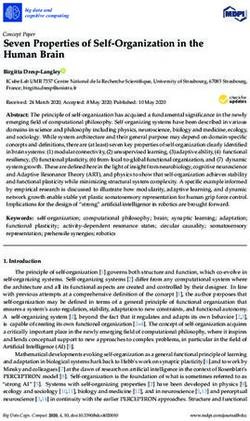 Seven Properties of Self-Organization in the Human Brain