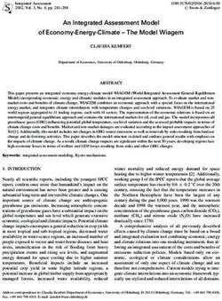 An Integrated Assessment Model of Economy-Energy-Climate - The Model Wiagem