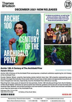 DECEMBER 2021 NEW RELEASES - Thames & Hudson ...