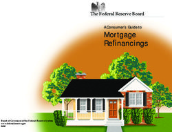 Mortgage Refi nancings - The Federal Reserve Board A Consumer's Guide to