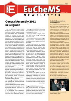 EUCHEMS - SWISS CHEMICAL SOCIETY