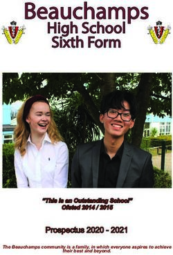 Beauchamps High School Sixth Form - Prospectus 2020 2021