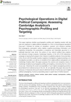 Psychological Operations in Digital Political Campaigns: Assessing Cambridge Analytica's Psychographic Profiling and Targeting - Frontiers