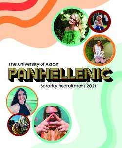 The University of Akron Sorority Recruitment 2021