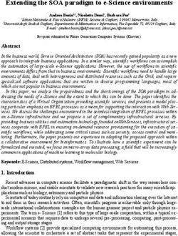 Extending the SOA paradigm to e-Science environments