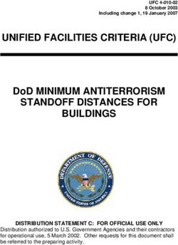 UNIFIED FACILITIES CRITERIA (UFC) DOD MINIMUM ANTITERRORISM STANDOFF ...