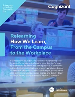 Relearning How We Learn, From the Campus to the Workplace - Cognizant
