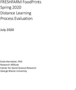FRESHFARM FoodPrints Spring 2020 Distance Learning Process Evaluation - July 2020 - FRESHFARM ...