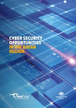 CYBER SECURITY OPPORTUNITIES IN THE ASEAN REGION - Austrade