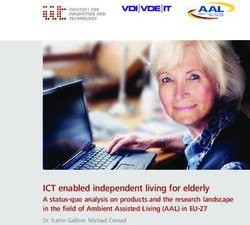 ICT enabled independent living for elderly - A status-quo analysis on products and the research landscape in the field of Ambient Assisted Living ...