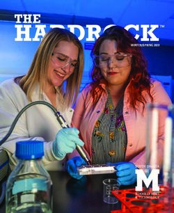 WINTER/SPRING 2020 - South Dakota School of Mines and ...