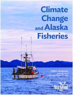Climate Change and Alaska - TERRY JOHNSON - Alaska Sea Grant