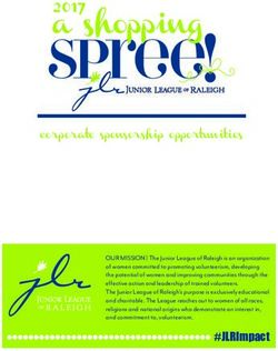 2017 corporate sponsorship opportunities - Junior League of Raleigh
