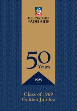 Class of 1969 Golden Jubilee - University of Adelaide