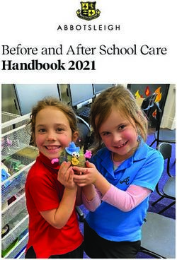 Handbook 2021 Before and After School Care - Abbotsleigh